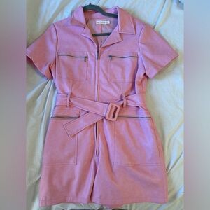 Avec Les Filles Pink Jumpsuit